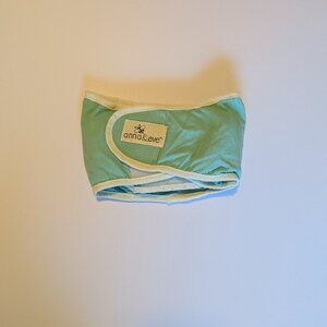 Anna & eve Infant baby swaddle strap in aqua size small